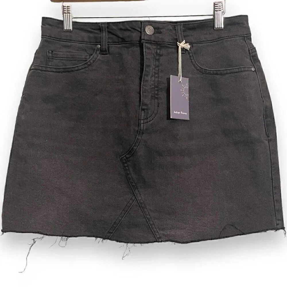 Indigo Rising Denim Skirt